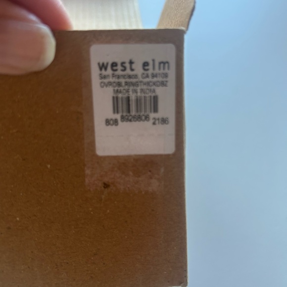 West Elm Black Curtain Clip Rings Set - Picture 3 of 5